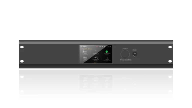 Spon Lcm-6010 เครื่องควบคุมกลางระบบประชุมดิจิทัล แบบมีสายและไร้สาย Digital Conference System Center Unit