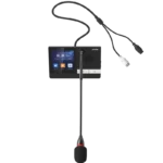 Spon Lcm-6013cv-L ชุดไมโครโฟนประธานระบบประชุมแบบมีสาย หน้าจอสัมผัส 4 นิ้ว พร้อมลำโพง 2.5w