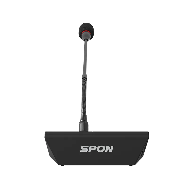 Spon Lcm 6013cvw L 4 Spon Lcm-6013cvw-L ชุดไมค์ประชุมประธานไร้สาย Wi-Fi 5 พร้อมหน้าจอสัมผัส 4 นิ้ว