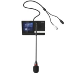Spon Lcm-6013dv-L ชุดไมโครโฟนผู้ร่วมประชุมแบบมีสาย หน้าจอสัมผัส 4.3 นิ้ว Conference Microphone Delegate Unit