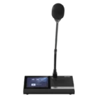 Spon Lcm-6013dvw-L ไมค์ประชุมผู้เข้าร่วมแบบไร้สาย Wi-Fi พร้อมหน้าจอสัมผัส 4 นิ้ว และลำโพง 2.5w