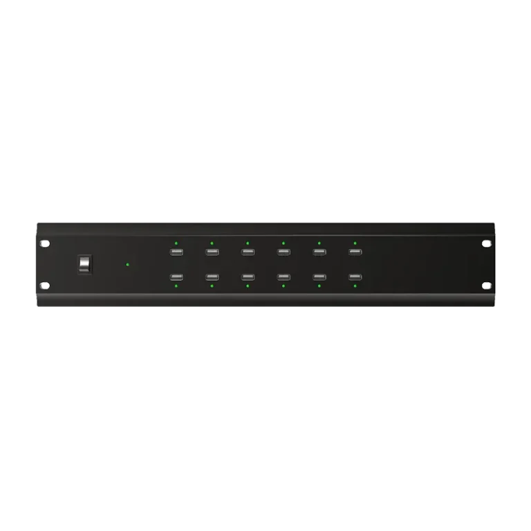 Spon Lcm-6015p Wireless Microphone Usb Charging Station แท่นชาร์จไมโครโฟนไร้สาย 12 ช่อง
