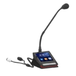 Spon Lcn-8003c-L ไมค์ประชุมประธานแบบใช้สาย ระบบ Ip พร้อมหน้าจอสัมผัส 4 นิ้ว และ Ai Noise Reduction