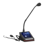 Spon Lcn-8003c-L ไมค์ประชุมประธานแบบใช้สาย ระบบ Ip พร้อมหน้าจอสัมผัส 4 นิ้ว และ Ai Noise Reduction