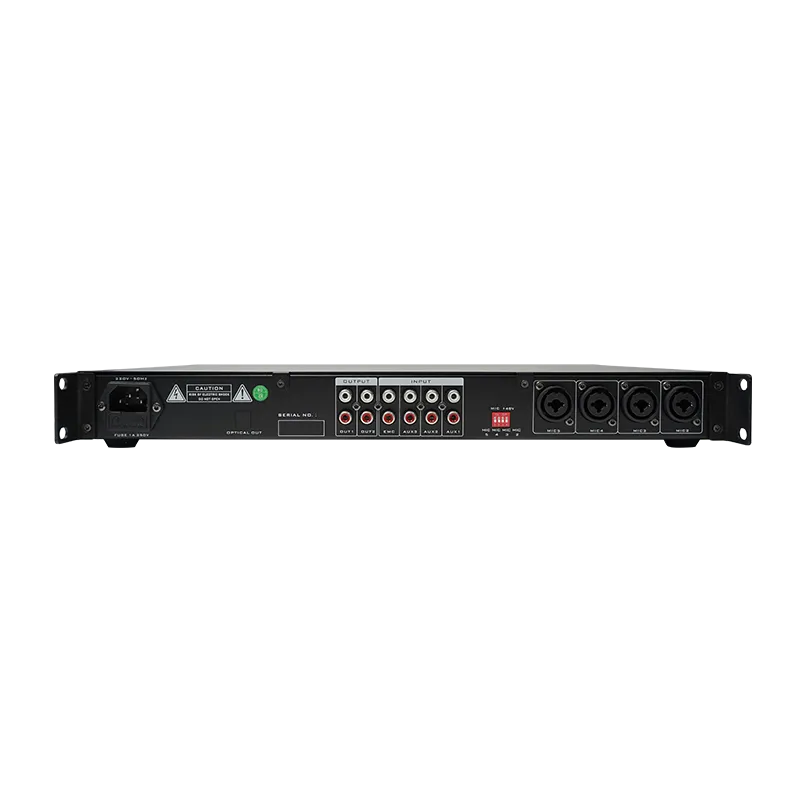 Spon Nac 5001 2 Spon Nac-5001 มิกเซอร์ปรีแอมป์ 8 ช่อง สำหรับระบบเสียง 8-Channel Mixer Pre-Amplifier