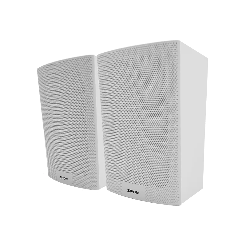 Spon Nas 8507a 3 Spon Nas-8507a Ip Wall Mount Speaker ลำโพงติดผนังระบบ Ip 2×20w 8Ω Dc24v