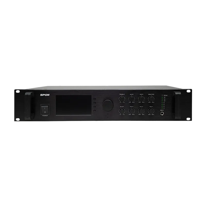 Spon Nbs 2301p13 1 Spon Nbs-2301p13 Multi-Zone Network Mixer Amplifier 4 Zone 130w ระบบ 100v เครื่องขยายเสียงมิกเซอร์เครือข่าย