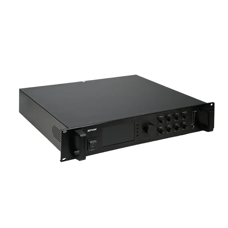 Spon Nbs 2301p13 5 Spon Nbs-2301p13 Multi-Zone Network Mixer Amplifier 4 Zone 130w ระบบ 100v เครื่องขยายเสียงมิกเซอร์เครือข่าย