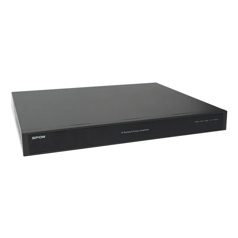 Spon Xc-9508p13 Ip Integrated Amplifier 130w เครื่องขยายเสียงเครือข่าย Ip ระบบ 100v