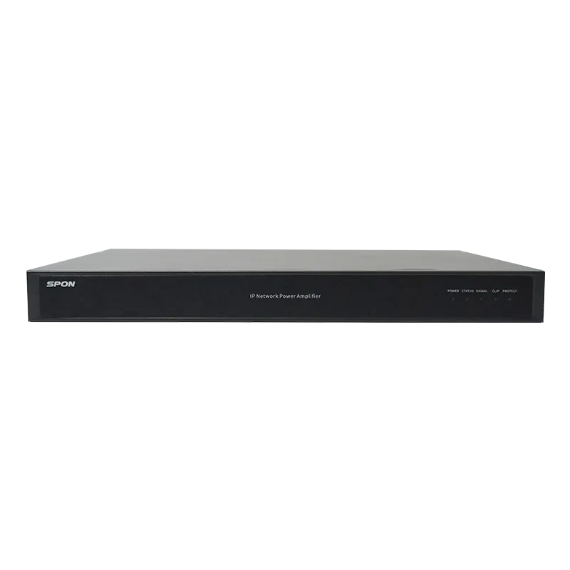 Spon Xc 9508p13 2 Spon Xc-9508p13 Ip Integrated Amplifier 130w เครื่องขยายเสียงเครือข่าย Ip ระบบ 100v