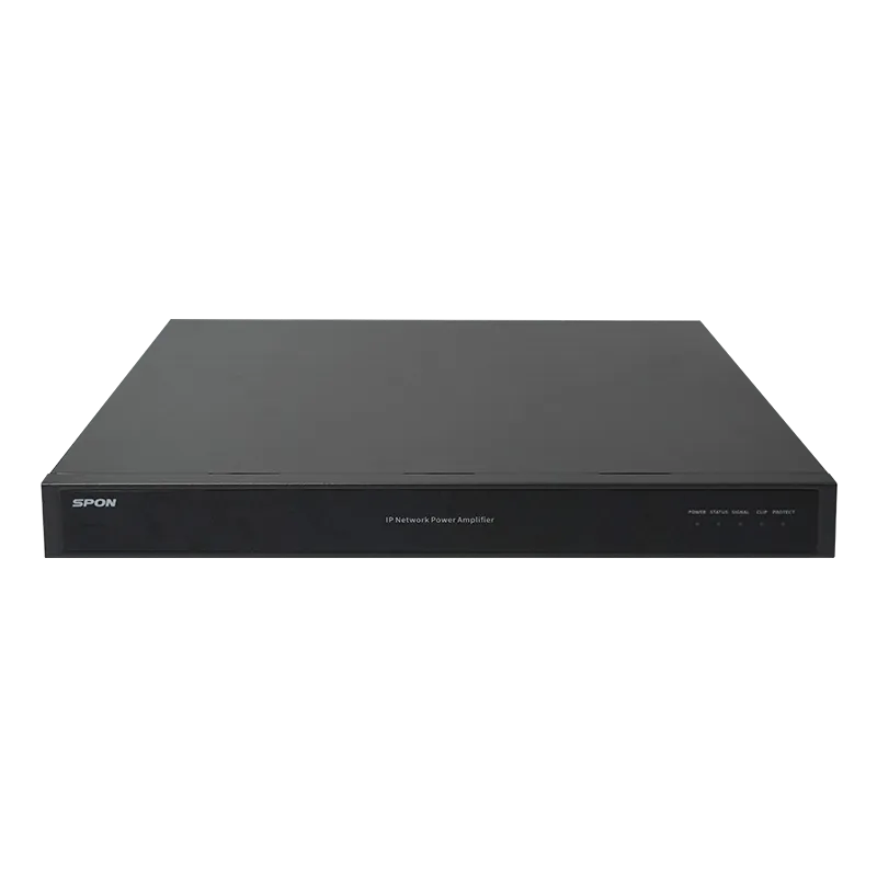 Spon Xc 9508p13 3 Spon Xc-9508p13 Ip Integrated Amplifier 130w เครื่องขยายเสียงเครือข่าย Ip ระบบ 100v