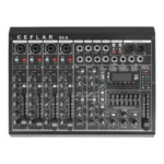 Ceflar Ex-8 มิกเซอร์อนาล็อก 12 แชนแนล พร้อม Otg, Usb, Bluetooth และเอฟเฟกต์ 99 Dsp