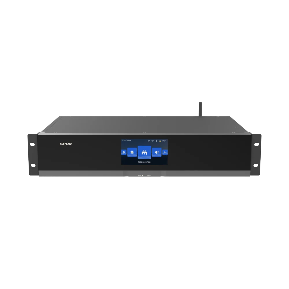 Spon Lcn 8000 1 Spon Lcn-8000 เครื่องควบคุมระบบประชุมดิจิทัล Ip แบบ Wired/wireless สำหรับ Lcn Series รองรับสูงสุด 128 ชุด