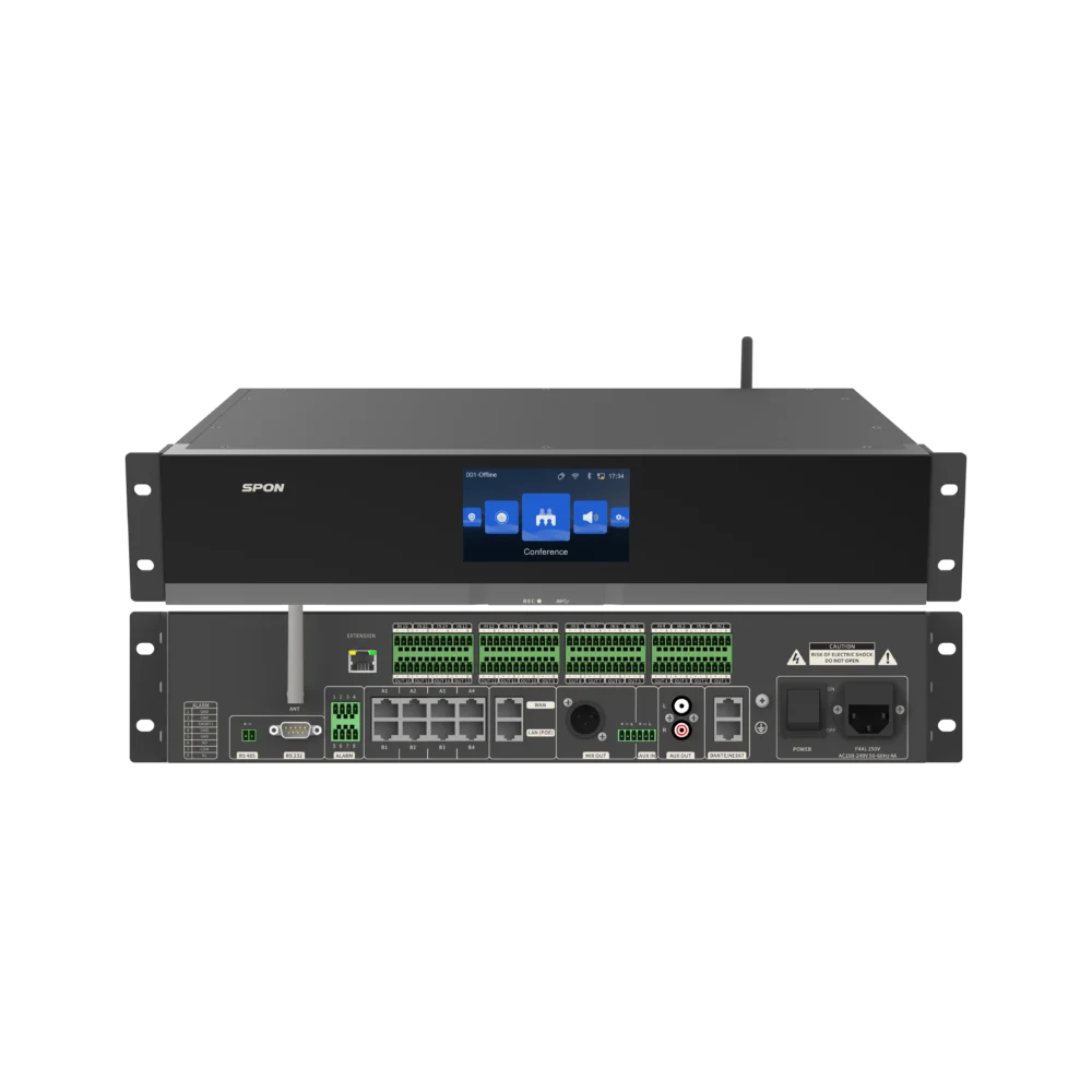 Spon Lcn-8000 เครื่องควบคุมระบบประชุมดิจิทัล Ip แบบ Wired/wireless สำหรับ Lcn Series รองรับสูงสุด 128 ชุด